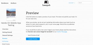 Preview Leanpub - Adventures in QA - Mobile App Testing
